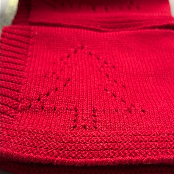 Red Christmas Tree Table Linens - Picture 3 of 3